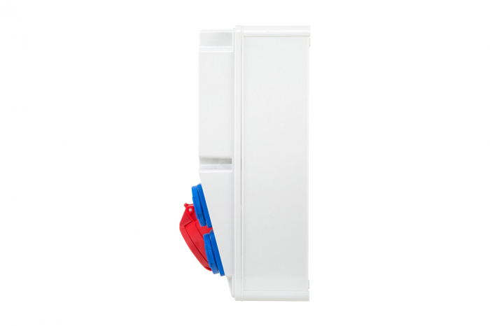 Tablou electric echipat cu o priza trifazica 16A 3P+N+E  si 2 prize monofazice schuko 16A precablat, cu sigurante SCHNEIDER, organizare de santier, distributie IP44 [5]