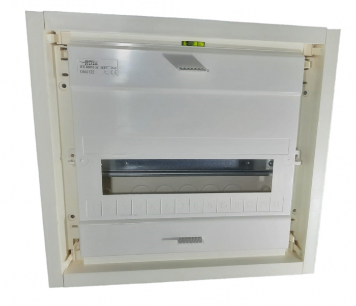 Tablou electric incastrat 12+2 module usa metalica 2 randuri la 850º C IP40 [5]