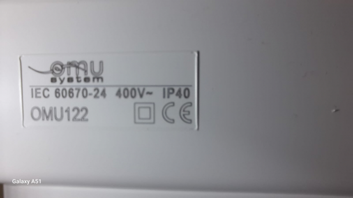 Tablou electric incastrat 12+2 module usa metalica 2 randuri la 850º C IP40 [9]