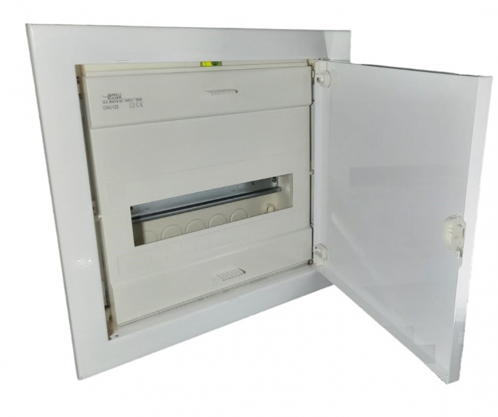 Tablou electric incastrat 12+2 module usa metalica 2 randuri la 850º C IP40 [2]