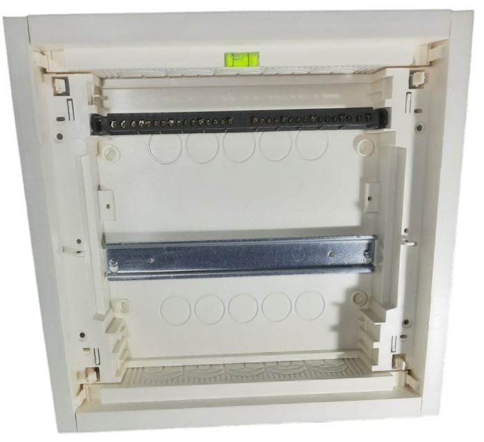 Tablou electric incastrat 12+2 module usa metalica 2 randuri la 850º C IP40 [3]