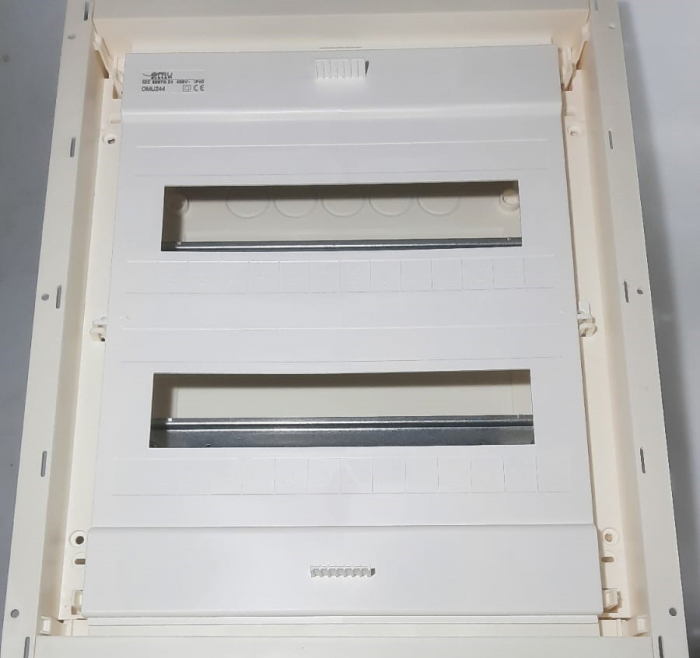 Tablou electric incastrat 24+4 module usa metalica 2 randuri la 850º C IP40 [5]