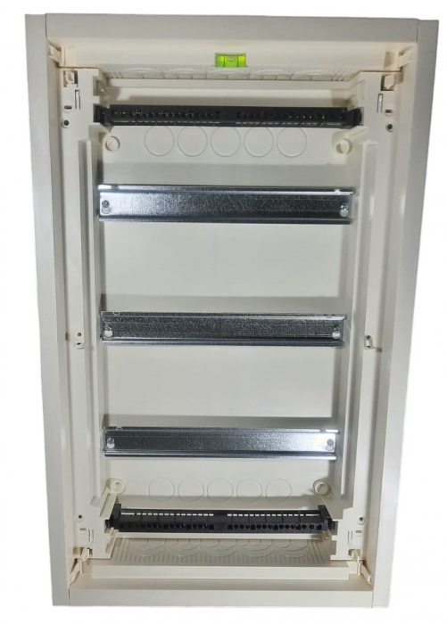 Tablou electric incastrat 36+6 module usa metalica 3 randuri la 850º C IP40 [2]