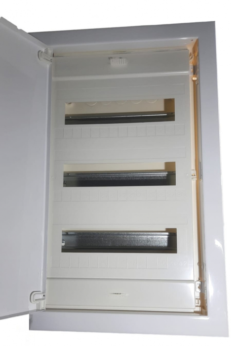 Tablou electric incastrat 36+6 module usa metalica 3 randuri la 850º C IP40 [5]