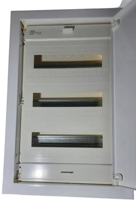 Tablou electric incastrat 36+6 module usa metalica 3 randuri la 850º C IP40 [7]