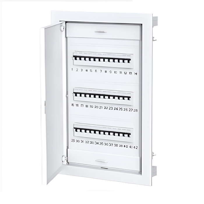 Tablou electric incastrat 36+6 module usa metalica 3 randuri la 850º C IP40 [1]