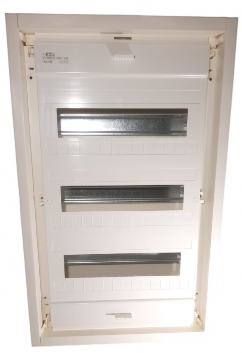 Tablou electric incastrat 36+6 module usa metalica 3 randuri la 850º C IP40 [3]