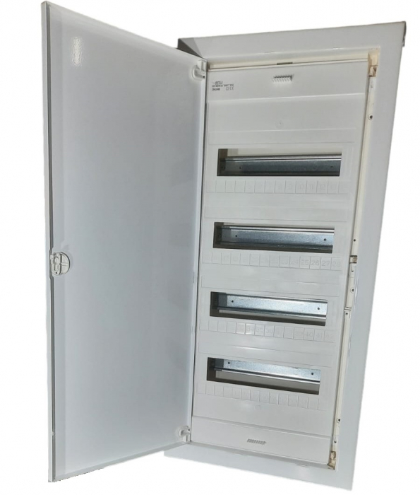 Tablou electric incastrat 48+8 module ST 4 randuri cu usa metalica IP40 [1]