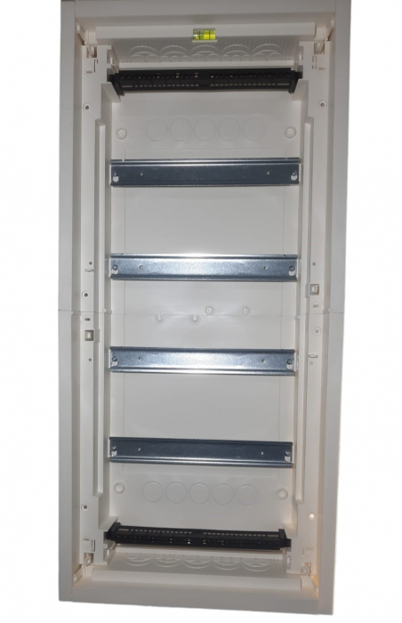 Tablou electric incastrat 48+8 module ST 4 randuri cu usa metalica IP40 [3]