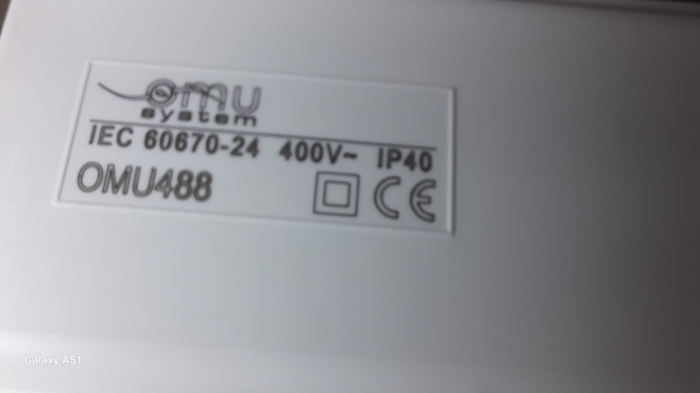 Tablou electric incastrat 48+8 module ST 4 randuri cu usa metalica IP40 [7]