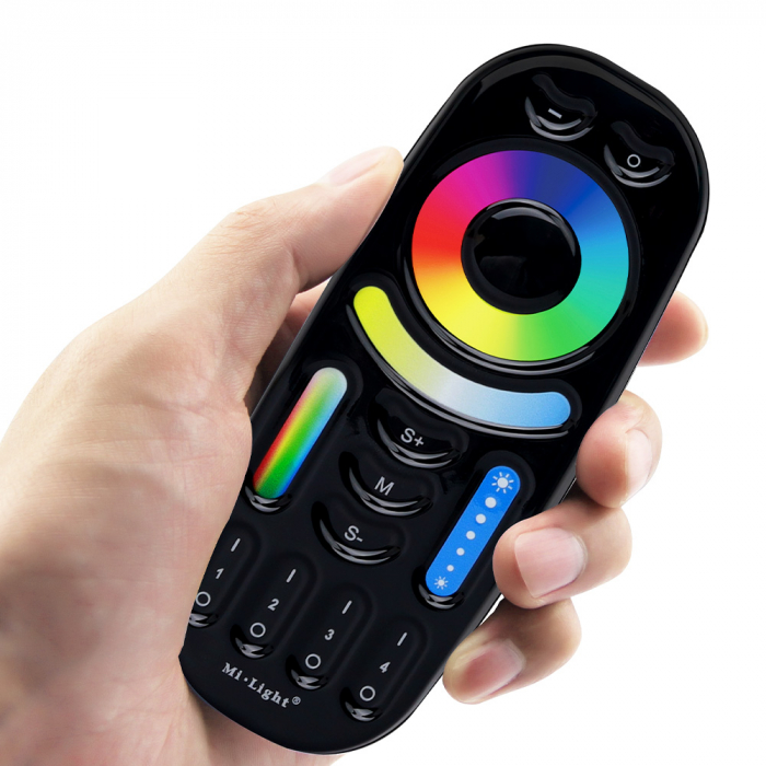 Telecomandă Mi-Light MiBoxer Group Control RGB+CCT LED grup 4 zone full color FUT092B neagra [5]