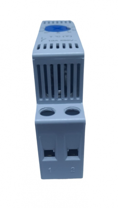 Termostat pe sina 1 modul contact NO pentru racire ventilare control ventilator -10-+80°C 10(2)A [2]