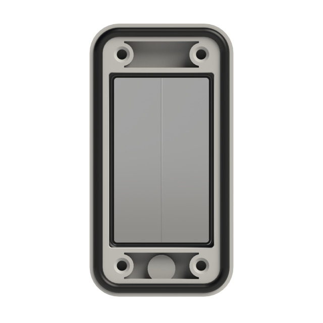 Usa vizitare 2 module fumurie pentru tablouri electrice 49x93mm IP67 [4]