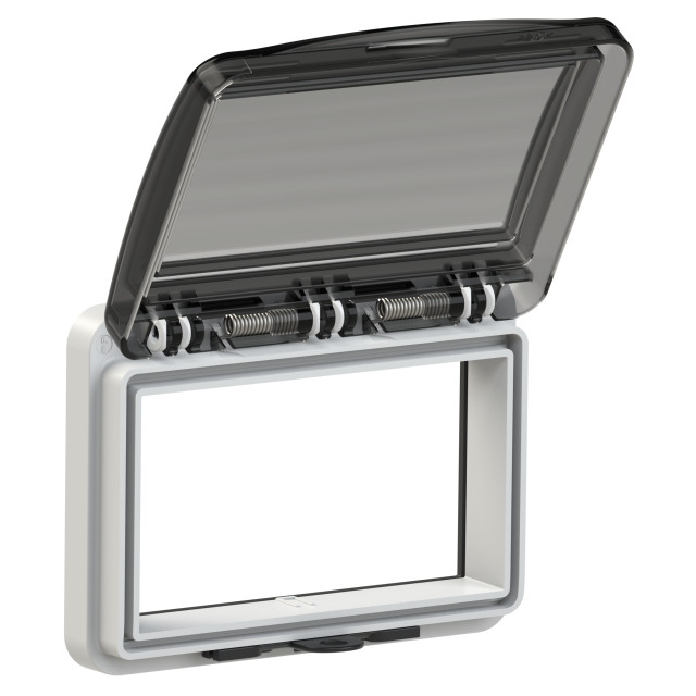 Usa vizitare 6 module fumurie pentru tablouri electrice 128x97mm IP54 [1]