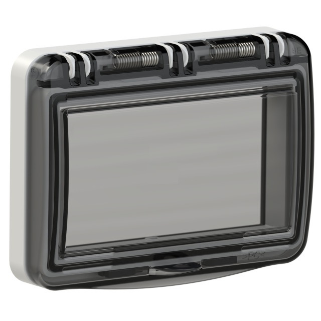 Usa vizitare 6 module fumurie pentru tablouri electrice 128x97mm IP54 [3]
