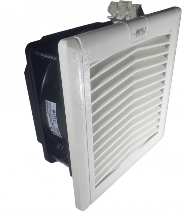 Ventilator 152x152mm cu filtru si grilaj pentru tablouri electrice  22W 93m3/h 230V IP54 [2]