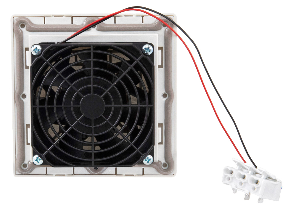 Ventilator cu filtru 24V DC pentru tablouri electrice, 120x120mm 4.8W 30m3/h  IP54 [3]