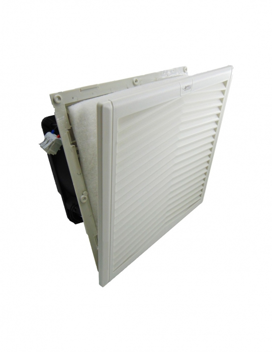 Ventilator cu filtru pentru tablouri electrice 255x255mm 60W 706m3 230V IP54 [3]