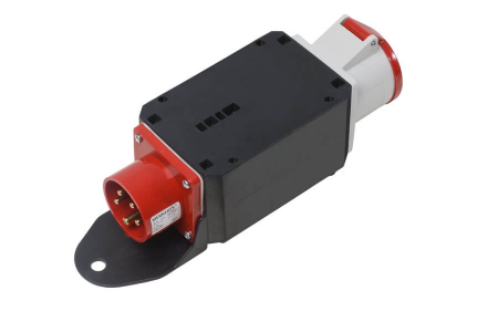 Adaptor trifazic industrial MIXO IP44 intrare 5 poli 16A iesire 5 poli 32A [1]