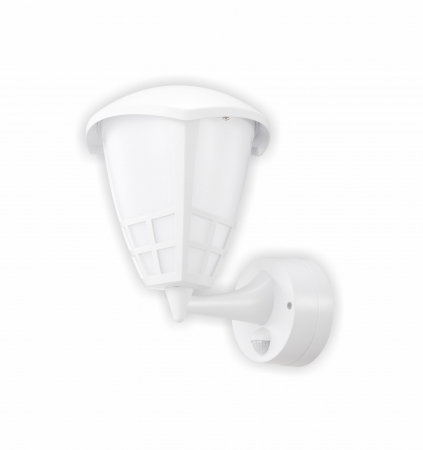 Lampi - Aplică de exterior 15W 1000lm 4000K lumină naturală IP65 cu senzor de mișcare, distanță de detecție maxim 12m, 140°