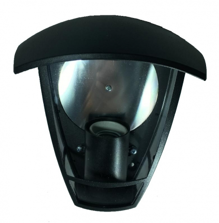 Aplica de exterior felinar pentru perete negru E27 max 60W 195x180mm IP44 [1]