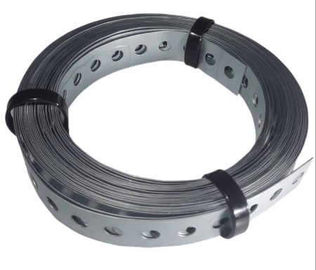 Accesorii electrice - Banda perforata 26x1mm cu gauri de 8mm