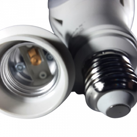 Bec LED de mare putere 40W E27 5200lm 4000K uz industrial cu adaptor E40/E27 [4]