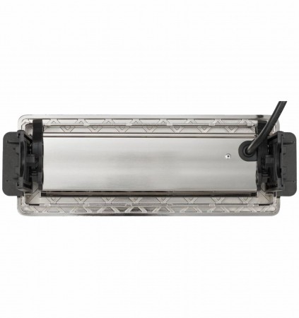 Bloc de prize incastrabil in blat/birou OMU system MSD8 3G2U cu 3 prize schuko 16A USB A+C 2,4A, inox 230V 1.8metri cablu 3G1.5 [4]