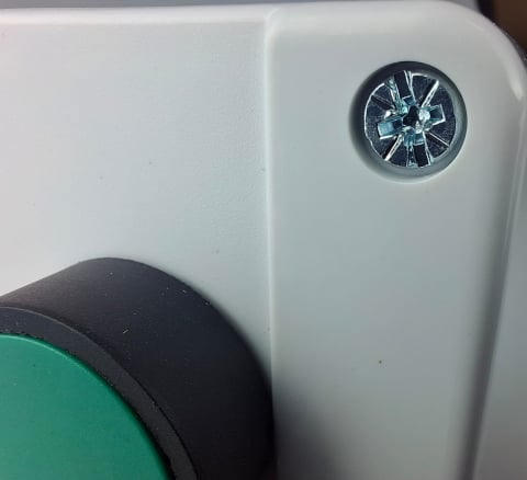 Buton de comanda verde si rosu START - STOP NO + NC 6A 230V IP65 [7]