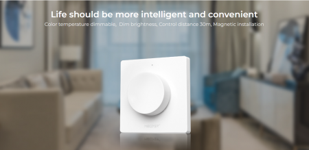 Buton Mi-Light MiBoxer și panou de comutare rotativ Telecomandă LED albă K1 [4]