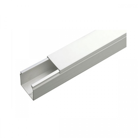 Trasee electrice - Canal cablu jgheab pat PVC 40x40mm 2 metri tehnopolimer IP40 IK06 Elettrocanali - Elettrocanali