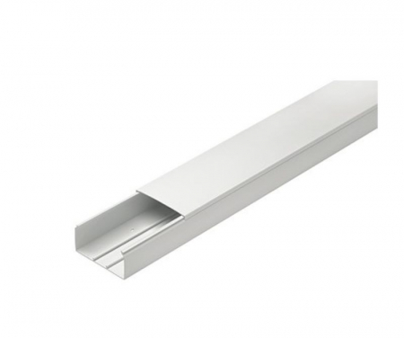 Trasee electrice - Canal cablu jgheab pat PVC 80x60mm 2 metri tehnopolimer IP40 IK06 Elettrocanali