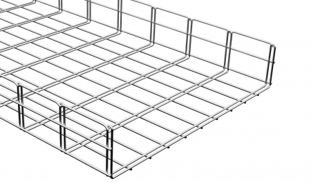 Canal cablu metalic din sarma - Canal cablu metalic 500x100mm din sarma mesh galvanizat lungime 2m jgheab pentru trasee electrice