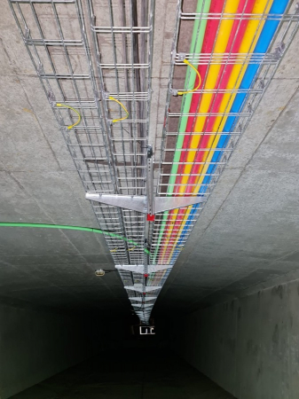 Canal cablu metalic 50x100mm tip G din sarma mesh galvanizat lungime 2m jgheab pentru trasee electrice [3]