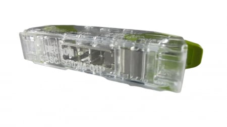 Clema conectare 2 fire 0.2-4mm² cupru litat/flexibil si masiv/solid 400V 32A, transparenta tip push-in [5]