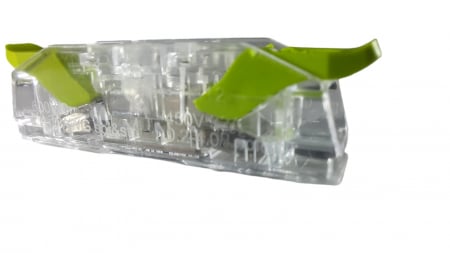Clema conectare 2 fire 0.2-4mm² cupru litat/flexibil si masiv/solid 400V 32A, transparenta tip push-in [4]