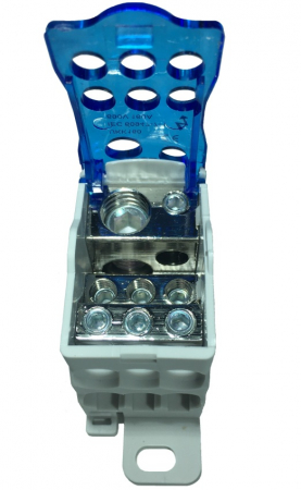 Clema de distributie 160A capac intrare 1x6-16mm2 + 1x10-70mm2 iesire 6x2,5-16mm2 [2]