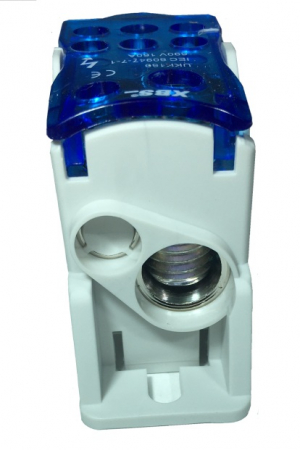 Clema de distributie 160A capac intrare 1x6-16mm2 + 1x10-70mm2 iesire 6x2,5-16mm2 [3]