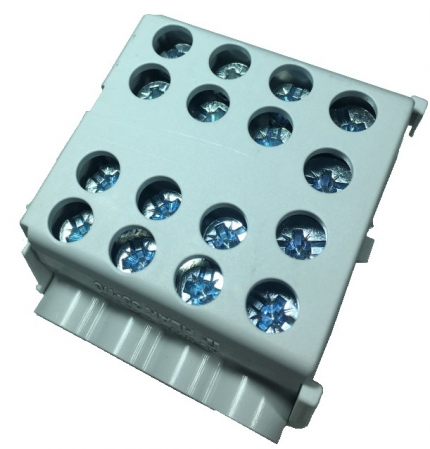 Clema de distributie gri 4 intrari ( 1x35+3x25mm2) si 4 iesiri (1x35+3x25mm2) [1]