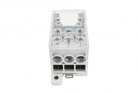Clema pe sina bloc de distribuție a fazelor PVB 160-6 160A 1x16-95mm² + 6x2,5-35mm² Cu-Al 1000V AC / DC [3]