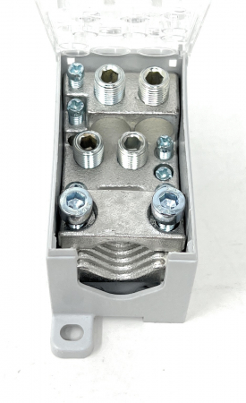 Clema pe sina bloc distribuție PVB 500-4/4 500A 1x150-240mm² + 4x10-70mm² + 4x2,5-16mm² 1000V AC / DC [1]