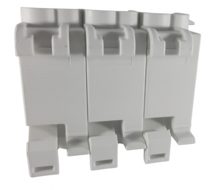 Cleme de distributie derivatie pentru conexiuni monofazice 25mm²/16mm² Cu-Al montaj pe sina DIN 152A [3]