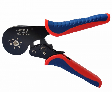 Accesorii electrice - Cleste manual hexagonal pentru sertizare papuci electrici 0,08-16mm² / 30-5 AWG