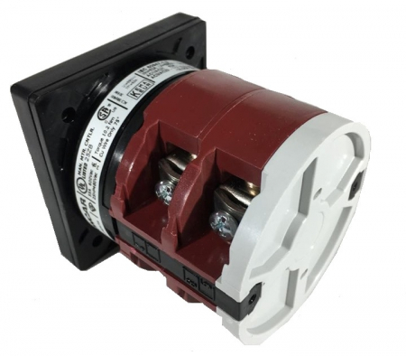 Comutator 63A 18.5kW IP40 cu came PACO rotativ incastrabil 3 poli 2 pozitii 0-1 PORNIT-OPRIT [4]