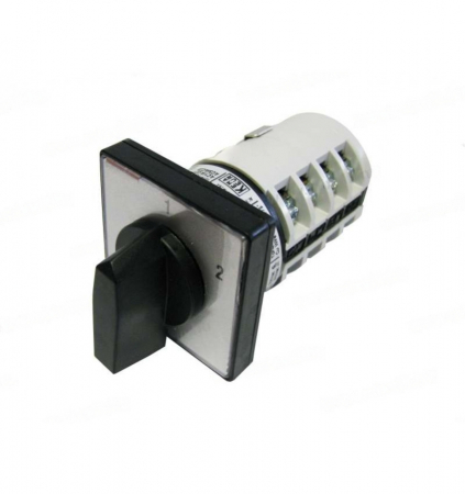 Comutator Dahlander 25A 7.5kW 3 poli 0-1-2 industrial cu came PACO rotativ IP40 [2]