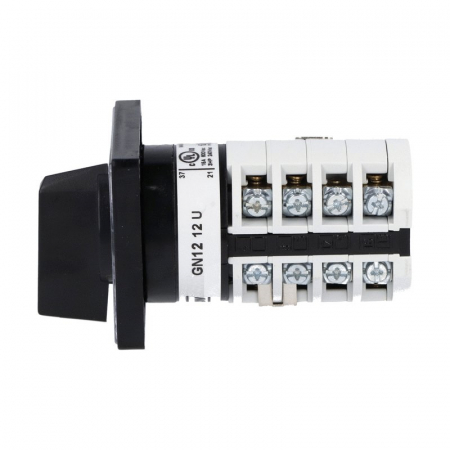 Comutator stea-triunghi 12A 4kW 3 poli pornire motor  industrial cu came PACO rotativ IP40 48x48mm [5]