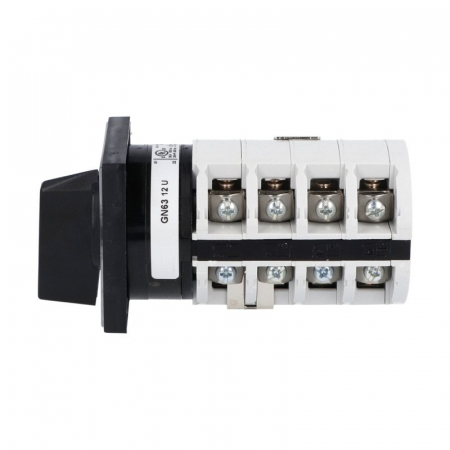 Comutator stea-triunghi 63A 18.5kW 3 poli pornire motor  industrial cu came PACO rotativ IP40 65x65mm [4]