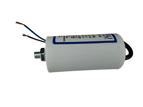 Condensator de operare 16μF 450V AC cu cablu șurub M8 cu piulita fir de 20cm [2]