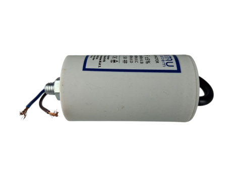 Condensator de operare 18μF 450V AC cu cablu șurub M8 cu piulita fir de 20cm [1]