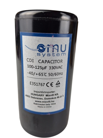 Accesorii electrice - Condensator de pornire 100-125μF 330V 50/60Hz